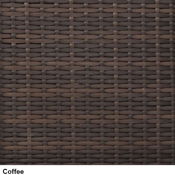 Saddleback Resin Wicker Loveseat by Woodard - Image 3